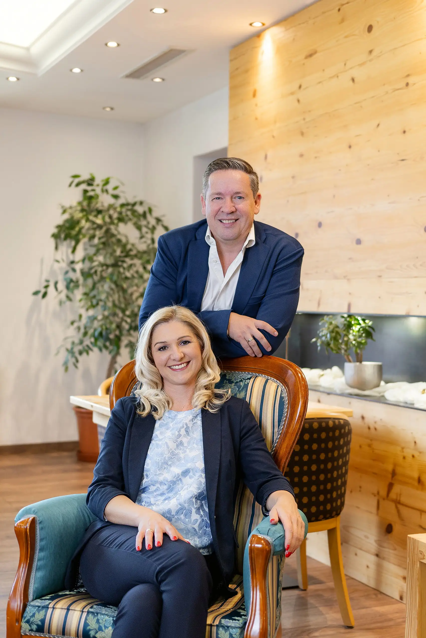 Melanie und Stephan Weinberger im Schlosshotel Seewirt